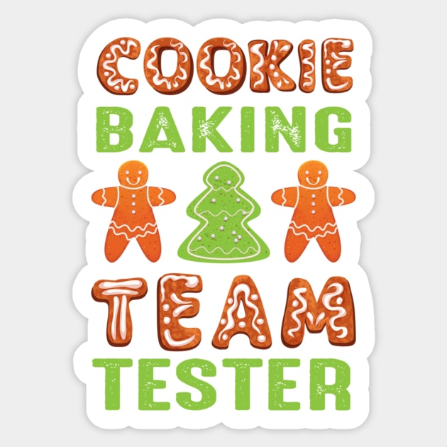 christmas cookie baking team tester1 Sticker by Levandotxi